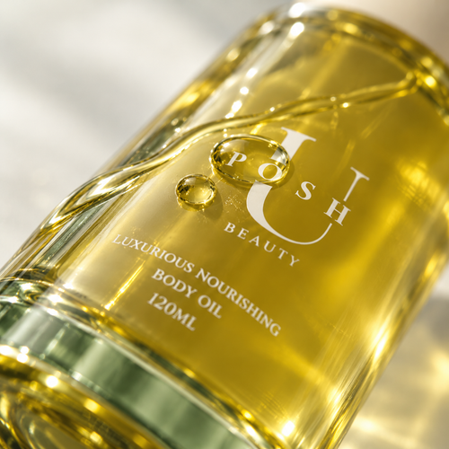 LUXURIOUS NOURISHING Body Oil - Locks in moisture, improves skin texture and promotes silky softness.